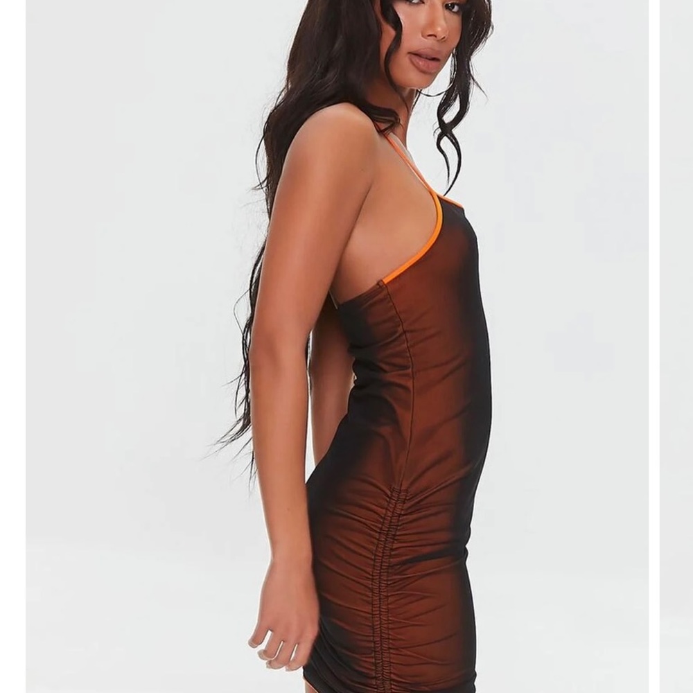 Sale!! Mesh Halter Mini Dress Size Small New W/out Tags Halloween Style Sexy - Picture 4 of 9